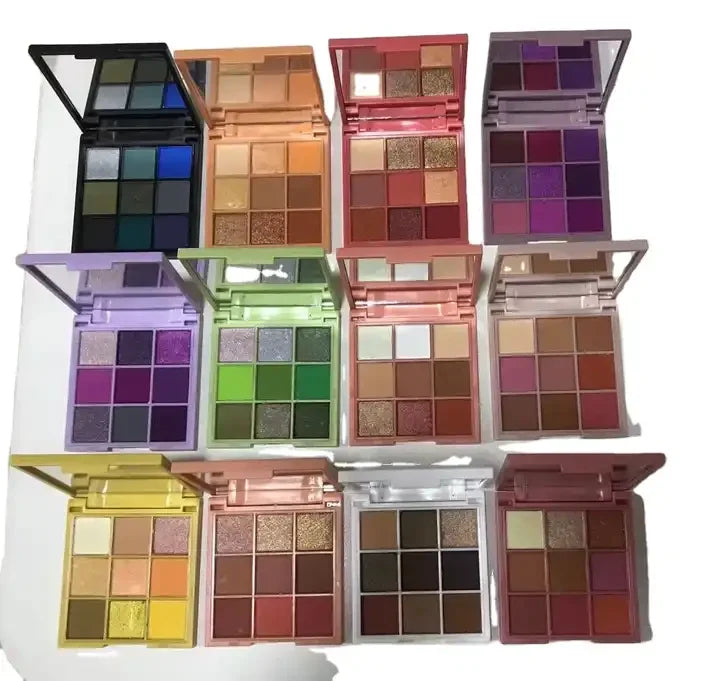 Macaron 9 color square eyeshadow palette