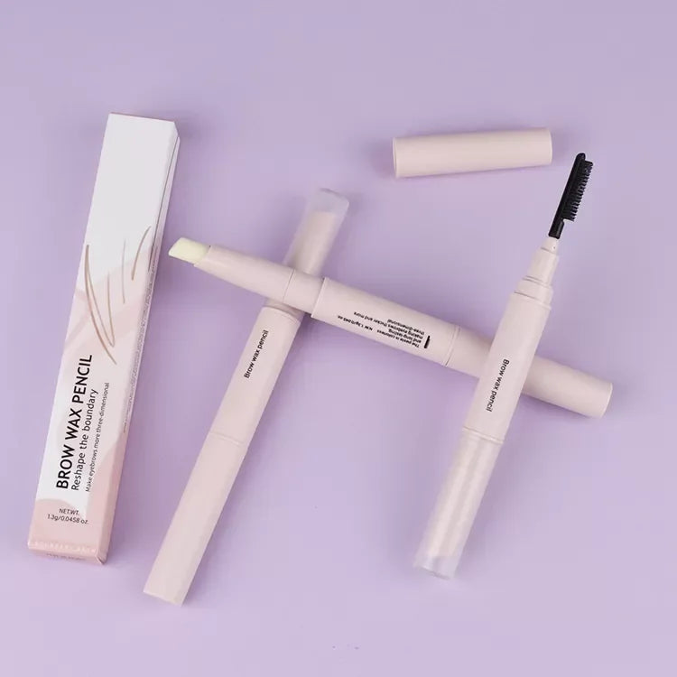 vegan styling wax eyebrow soap gel waterproof makeup brow soap styling pen with brush