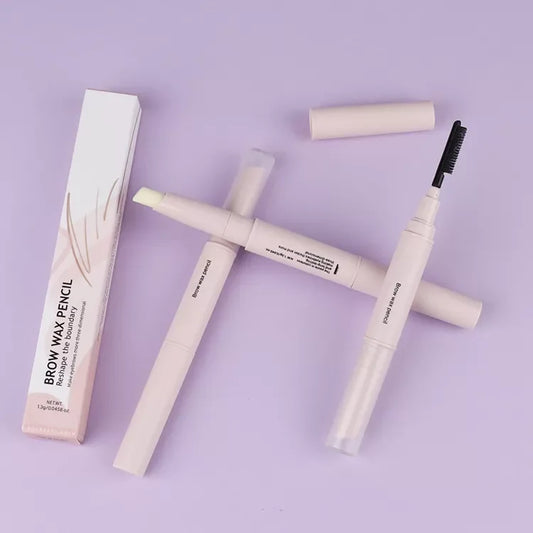 vegan styling wax eyebrow soap gel waterproof makeup brow soap styling pen with brush