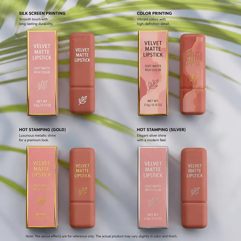 Matte Lipstick Waterproof Long-Lasting Solid Lip Color 5g Cruelty-Free