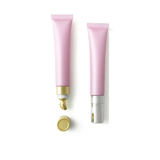 pink lipgloss tubes purple cosmetics packaging bottle 20ml empty metal applicator squeeze lip balm plastic tube