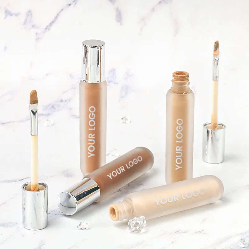 6 colors long-lasting cruelty free matte liquid concealer with brush face makeup full coverage concealer