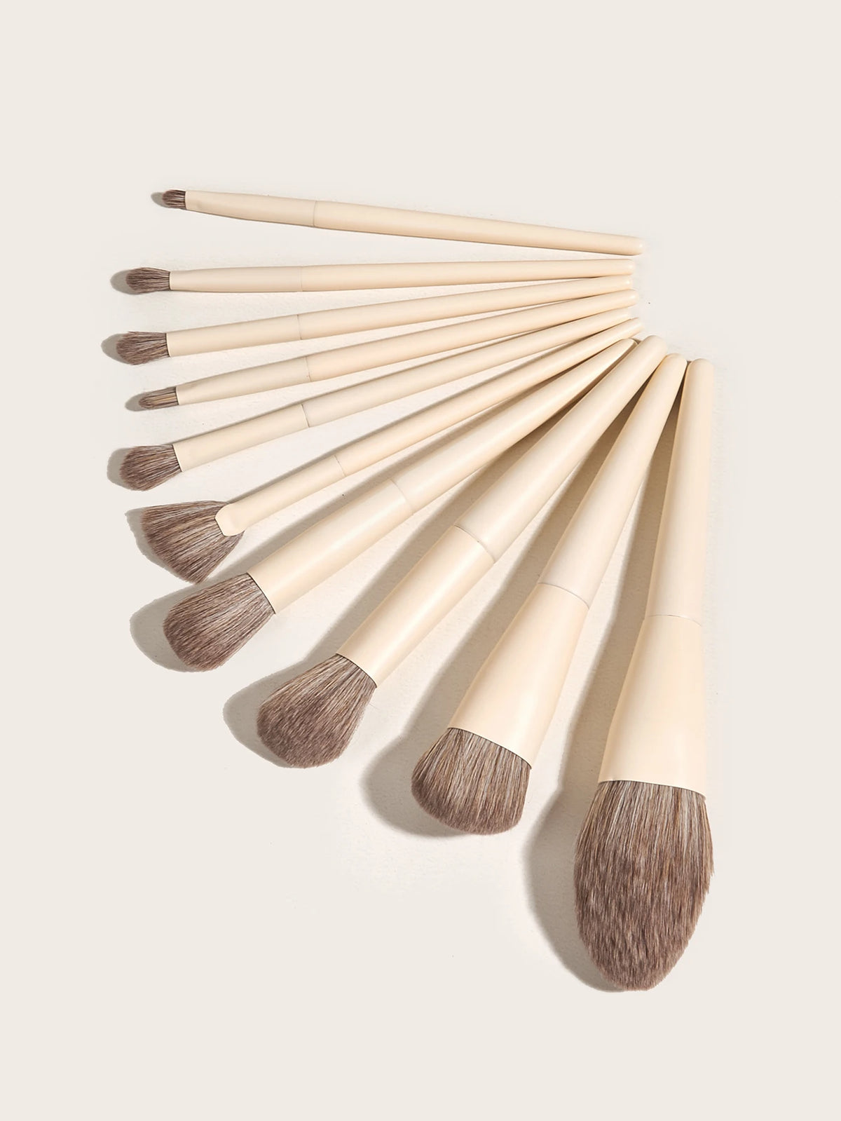 10pcs luxury professional foundation eyeshadow blush face cosmetic makeup brushes set