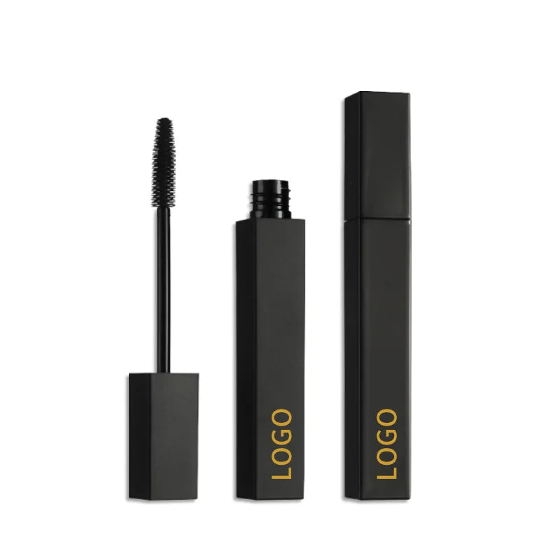 square black waterproof long lasting maquillage makeup organic vegan eyelash mascara