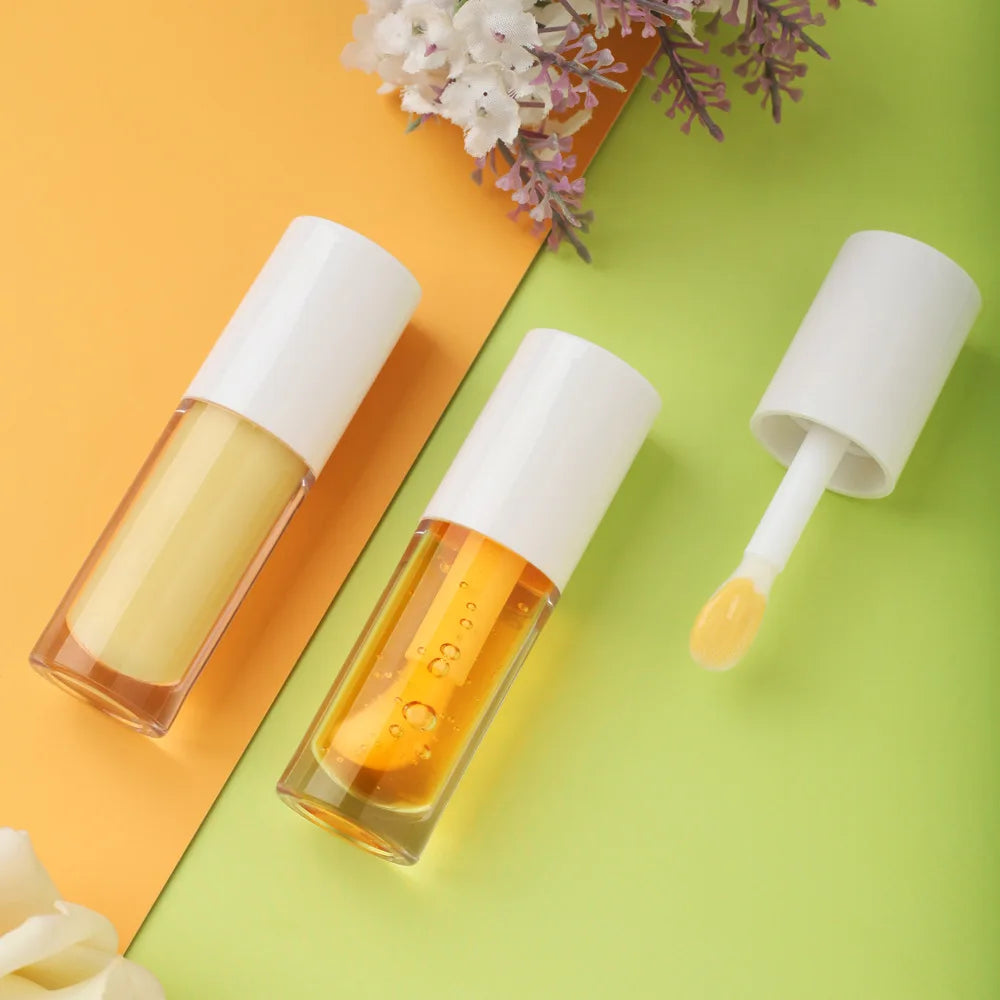 natural long lasting moisturizing shimmer fat lip care products vegan tinted lip oil