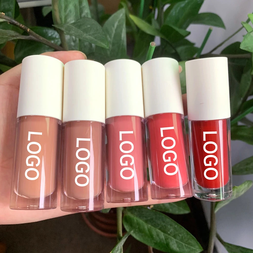 your multi-color round tube liquid lipstick non-transferring vegan matte lip gloss