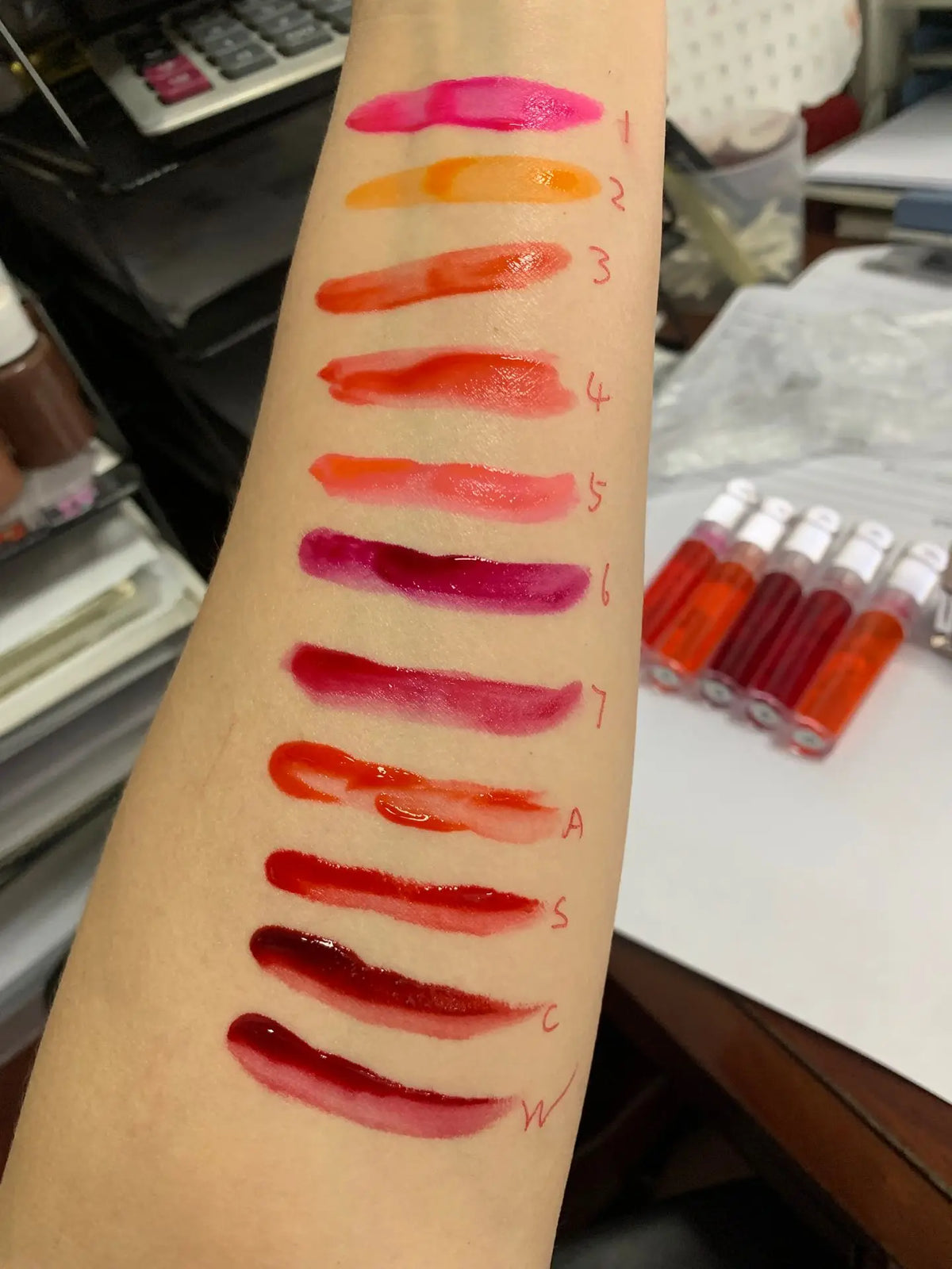 your liquid lip and cheek tint high quality with brush moisturizing velvet ink water proof long lasting korean lip makeu