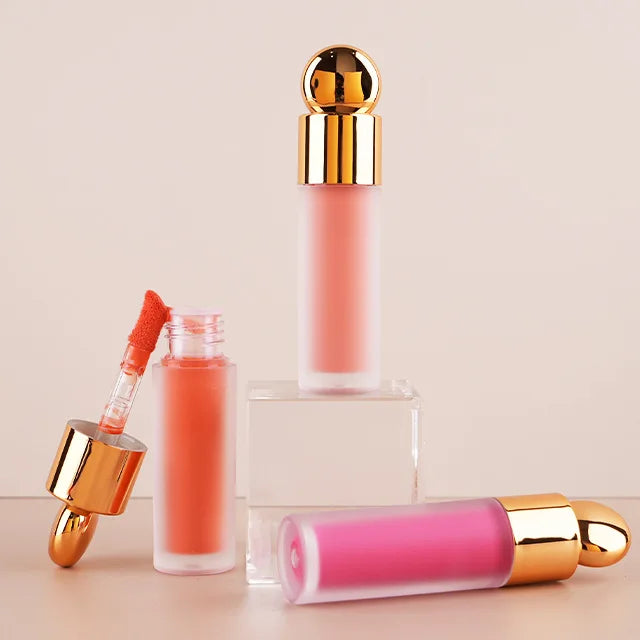 makeup 7 colors liquid blush long lasting high pigment smooth velvet blush
