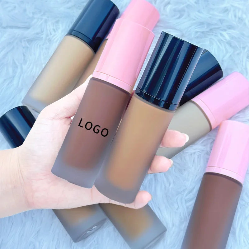 professional vegan cream face mineral makeup liquid foundation waterproof and oil-control concealer bb cream