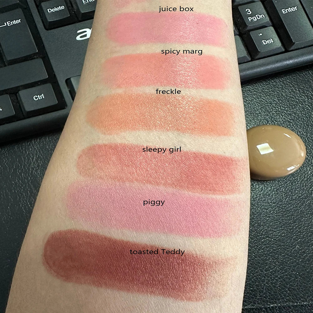 high pigment long lasting vegan cheek monochromatic multi-stick blush waterproof matte pocket blush