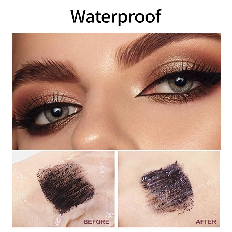 eye makeup gold tube curling lengthening long lasting waterproof quick drying mascara