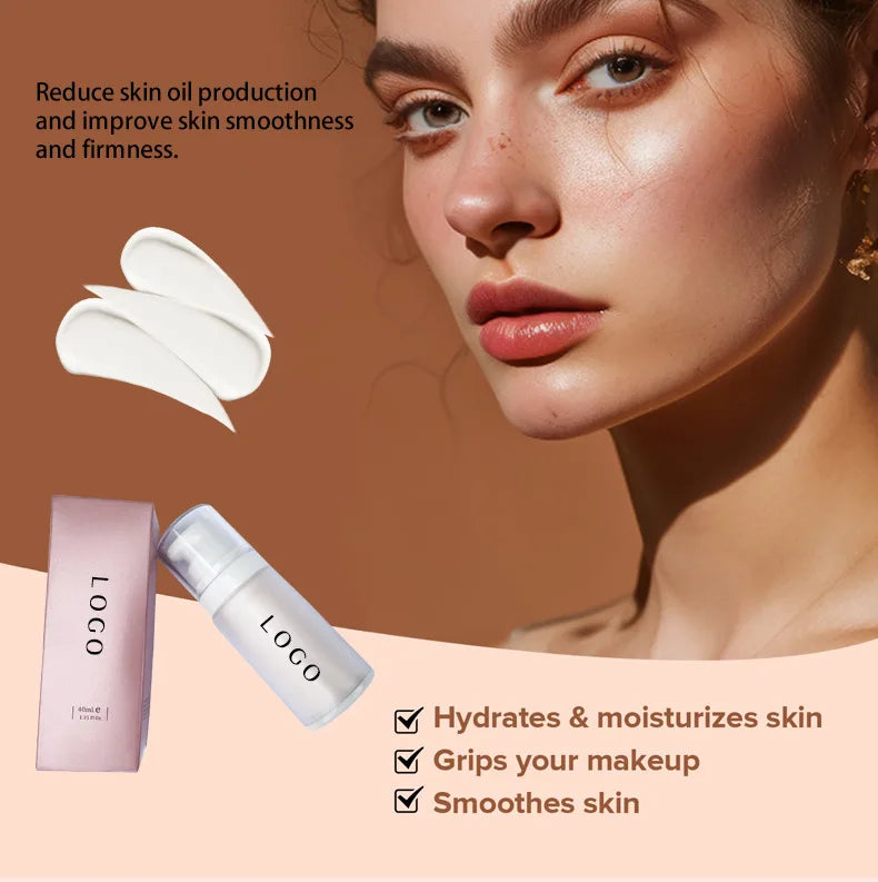 your brand long lasting matte liquid foundation makeup base waterproof face primer with moisturizer makeup