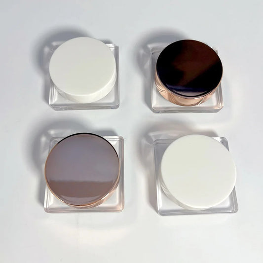 Clear eyebrow styling soap with brush