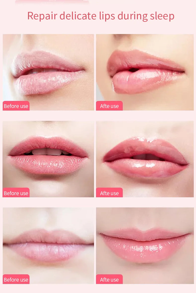 lip care strawberry peach orange lip mask watery jelly girly lips lip care mask