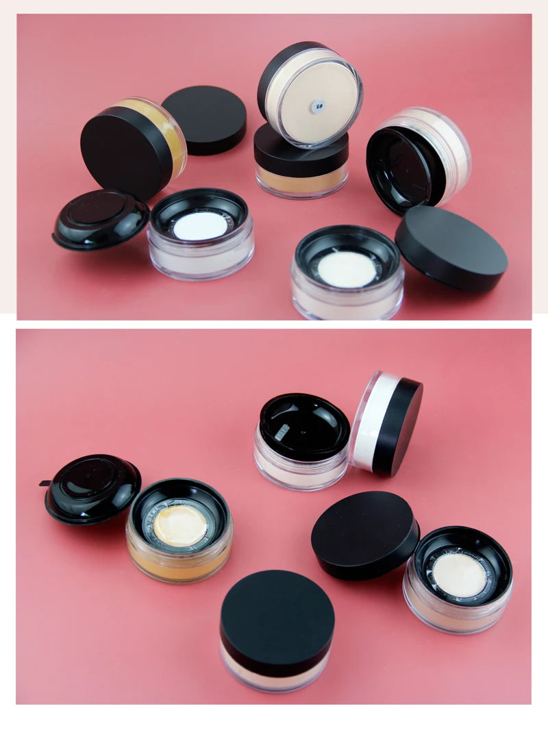 cosmetics setting powder 8 colors face makeup waterproof oil control translucent loose setting powder