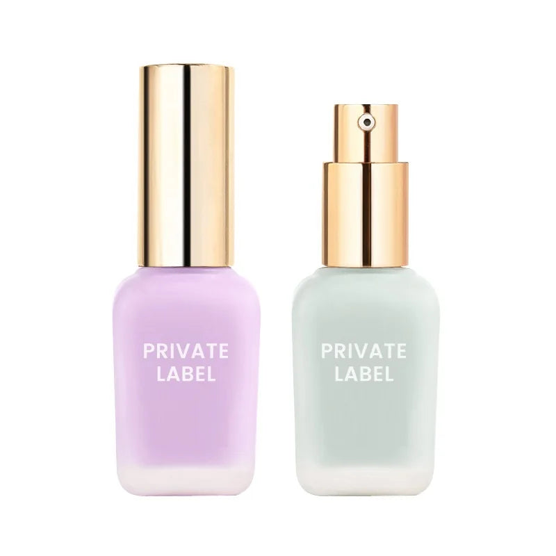 natural makeup pa ++ moisturizing refreshing purple green isolation cream makeup primer