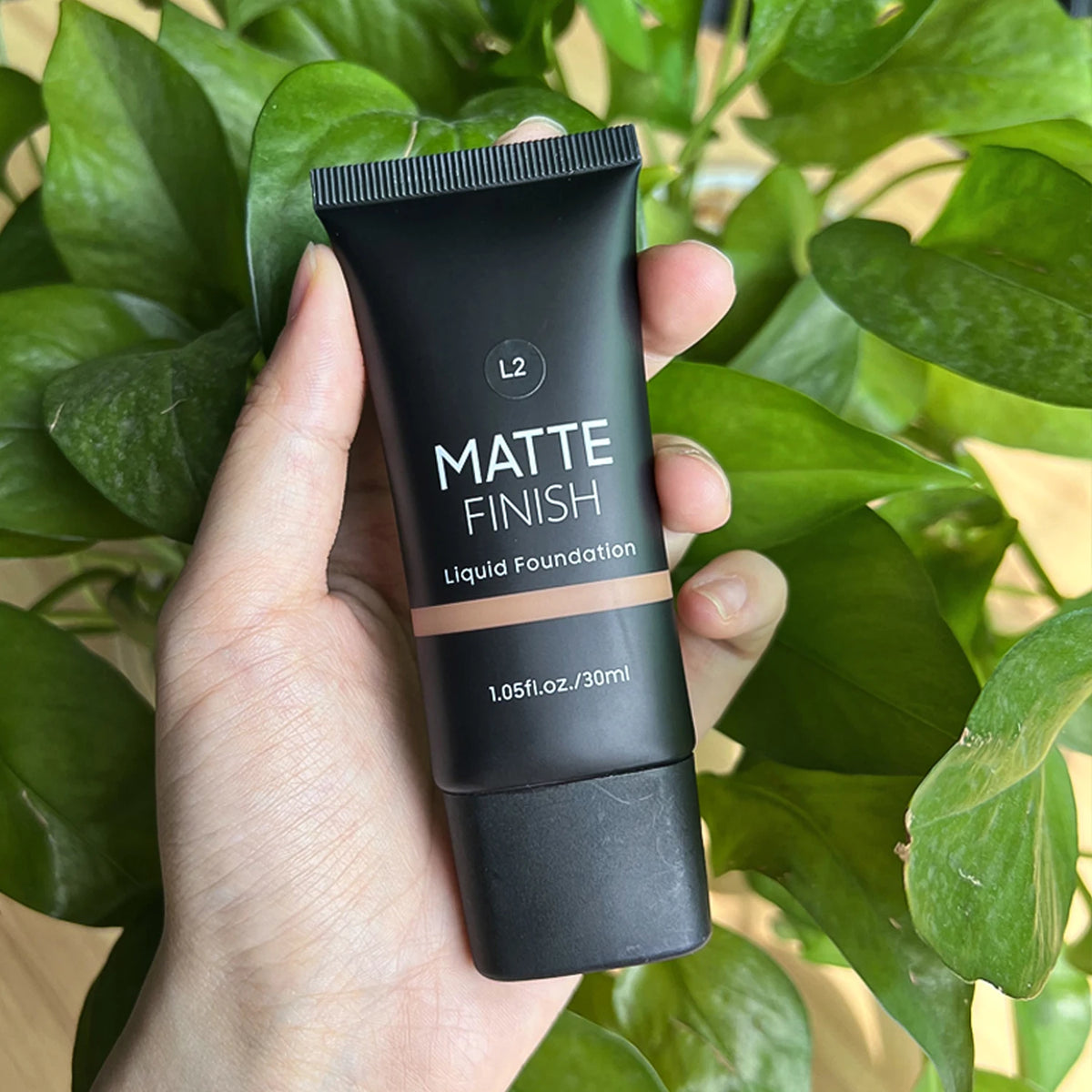new arrivals face makeup 10 colors black tube full coverage matte finish foundation