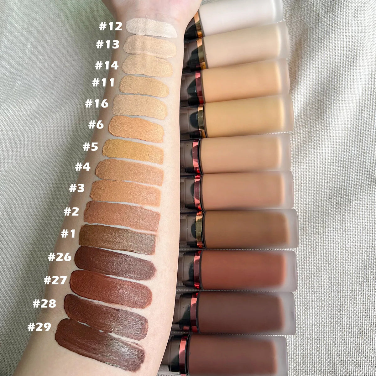 Full coverage liquid foundation in 30 ml