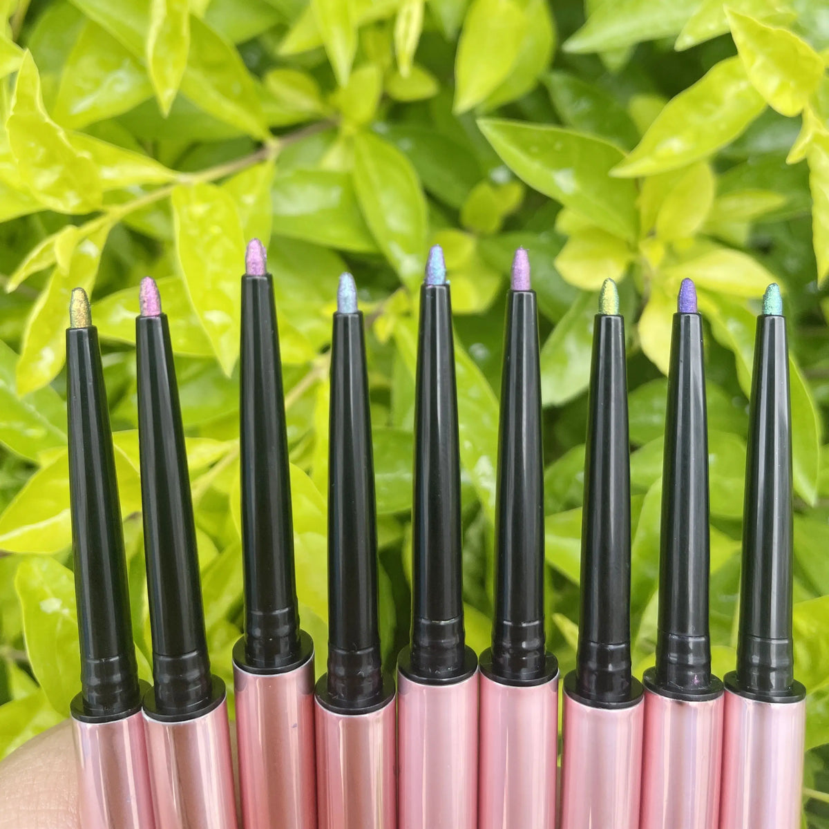 high pigment chrome eyeliner pencil chameleon 10 colors duochrome chrome eyeliner gel pencil