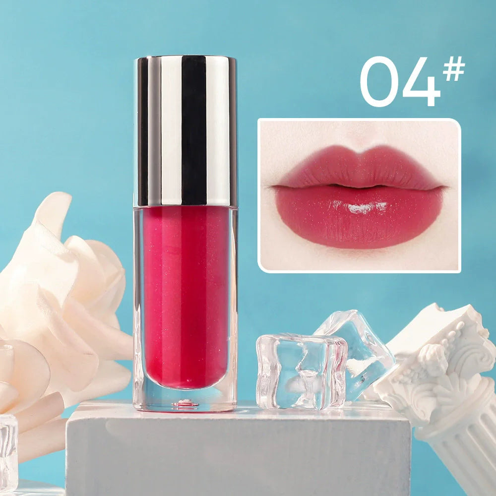hydrating moisturizing lipgloss vegan cruelty free liquid small popsicle lip gloss cooling lip balm