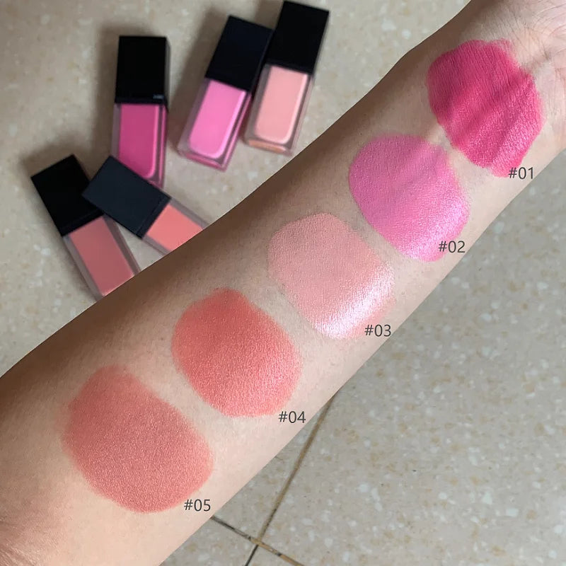 promotional makeup cream blushes lip cheek tint high pigment liquid blush beauty makeup blush