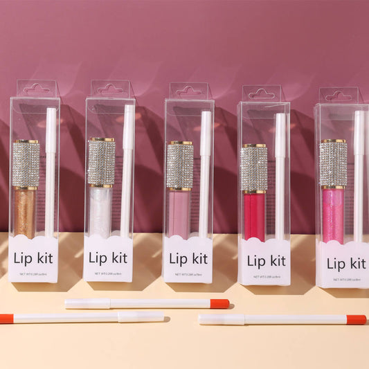 24 colors liquid matte lipstick lip liner kit makeup waterproof lipstick set