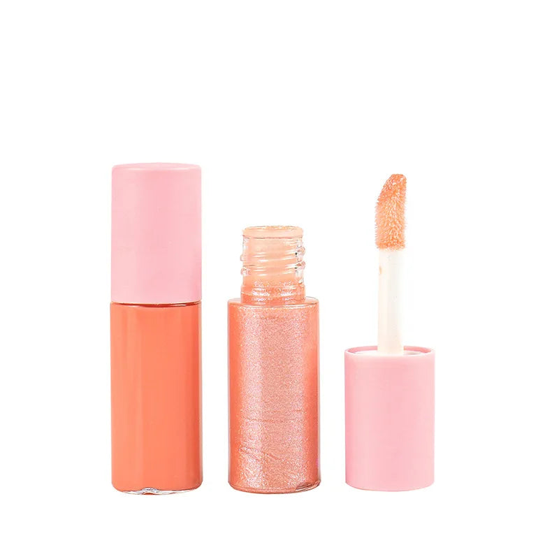 24 pcs small tube matte liquid lipstick set waterproof lipstick glossy lipgloss kit
