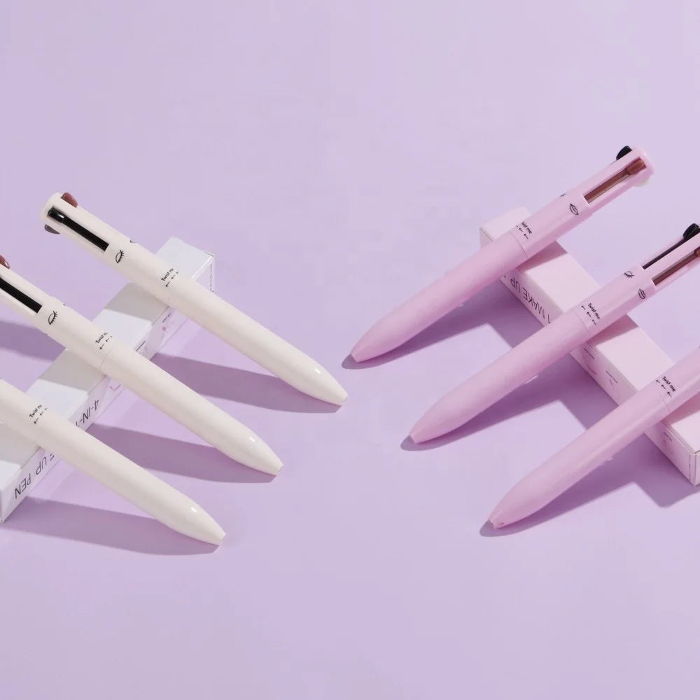 4in1 make up pen rotatable lipliner highlighter eyeliner eyebrow pencil cruelty free