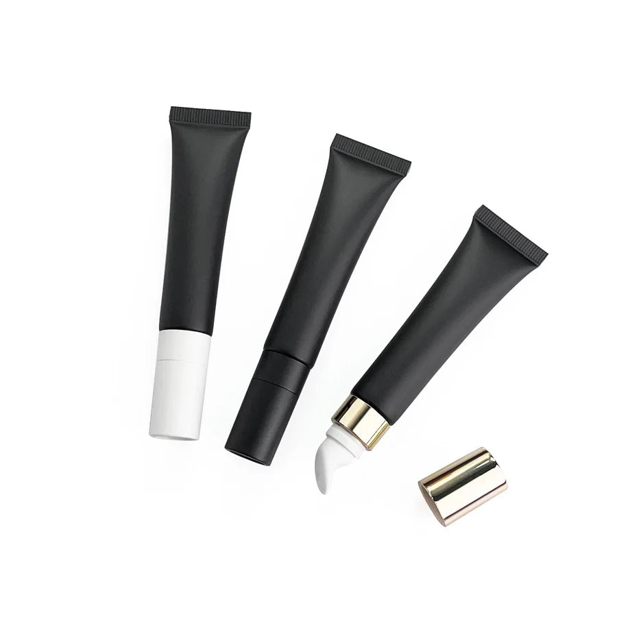 Empty soft squeeze tubes for cosmetics packaging