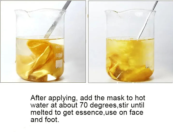 24k gold bio collagen organic jelly face sheet mask crystal facial mask skin care golden beauty masks