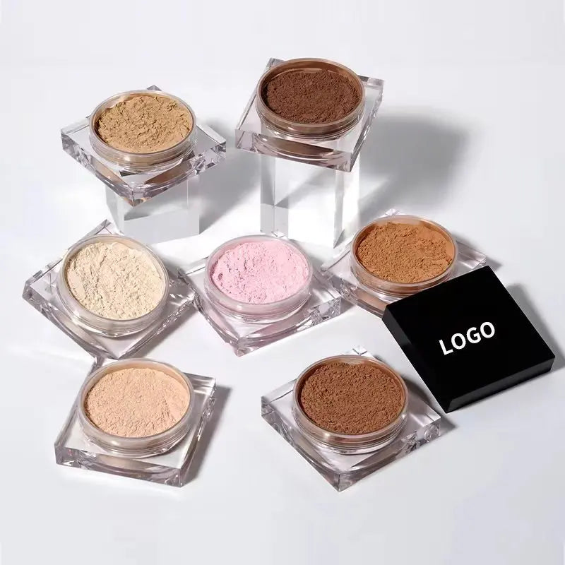 7 colors oil control long lasting waterproof smooth loose setting powder