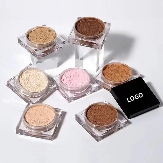 7 colors oil control long lasting waterproof smooth loose setting powder