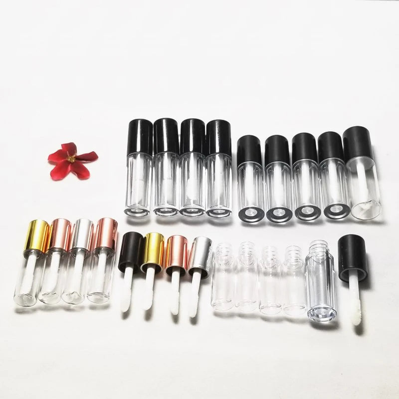 diy mini 1.2ml hydrating moisturizing lip gloss shiny lip protector matte lipstick