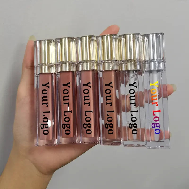lip gloss empty tubes square unique empty gold luxury clear lip lipstick lip gloss tubes with packaging