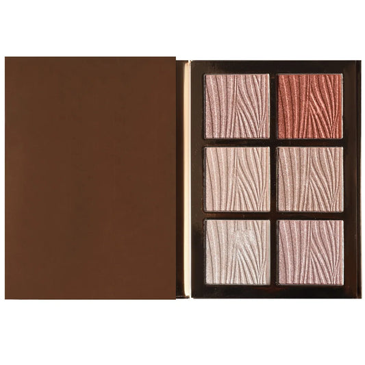 square pigment shimmer diamond golden highlighter makeup highlighter blush contour palette