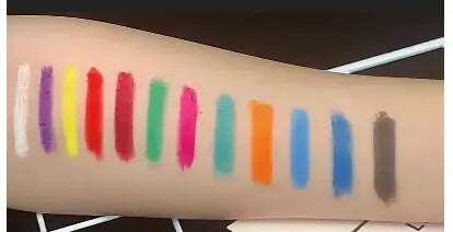 waterproof eye liner pencil with sharpener 12 colors eyeliner neon gel eyeliner pencil