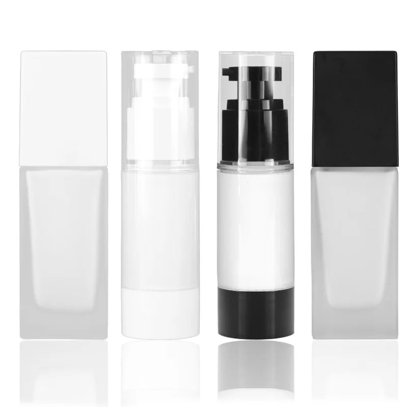 round square bottle waterproof matte foundation concealer moisturizing color changing foundation