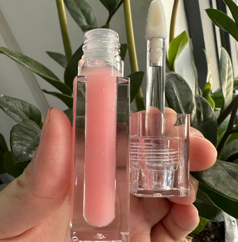 formula pink paraben free organic glitter glow lip oil gloss