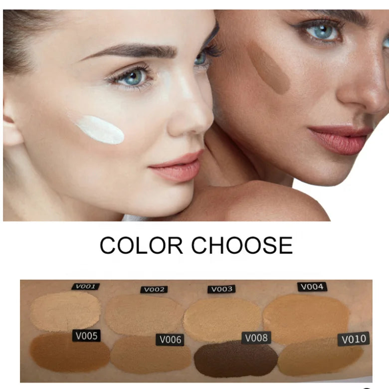 vegan matte liquid makeup foundation for all skin types natural high coverage smooth foundation