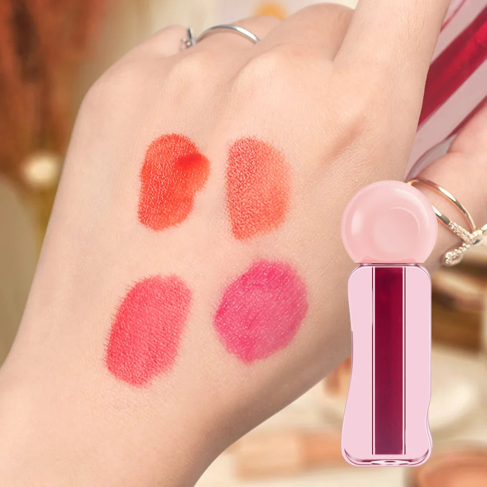 jelly lip tint lips cheeks use fruit juice non-stick high pigment long-lasting lip stain