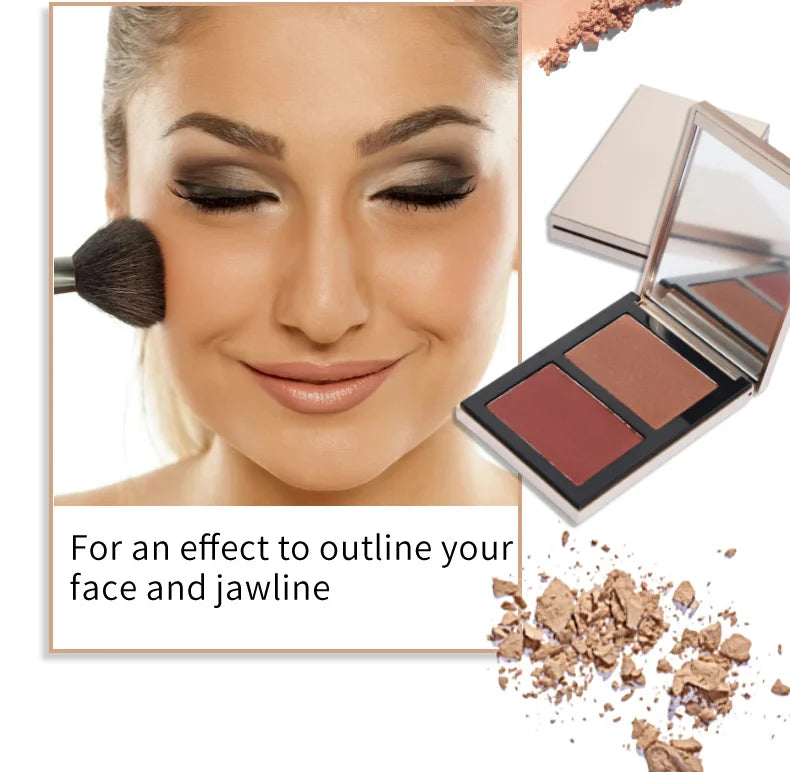 face make up high pigment bronzer palette luxury waterproof vegan powder concealer cream contour palette