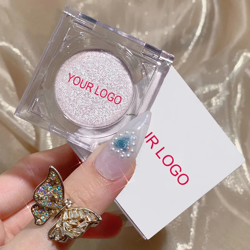 Pressed shimmer highlighter palette