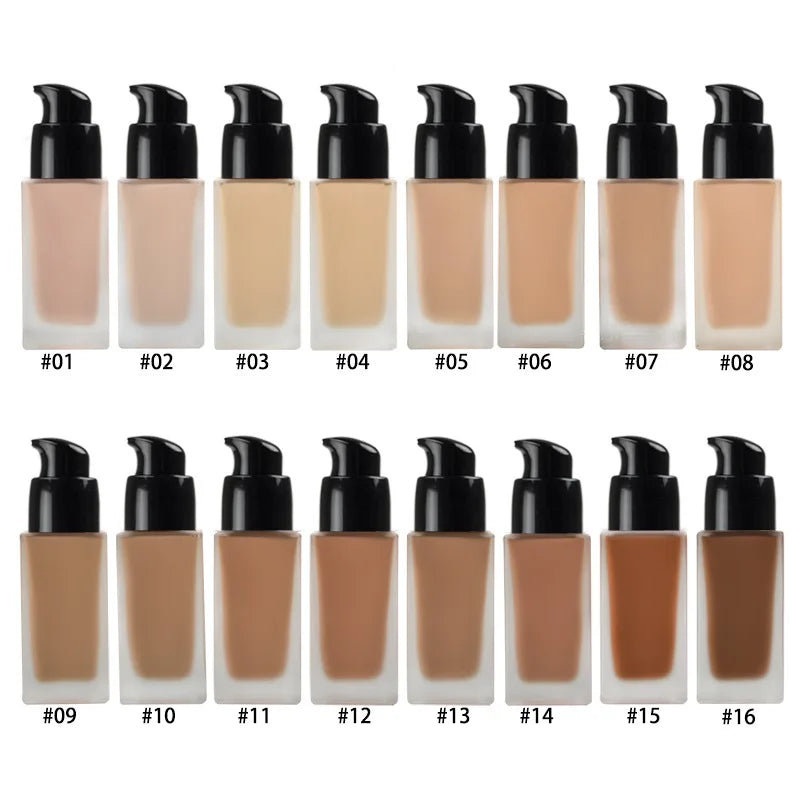 hydrating liquid face makeup foundation for black women waterproof full coverage makeup foundation