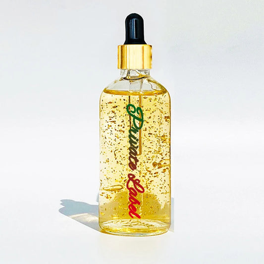 24k gold foil face serum organic hyaluronic vegan face skin care serum