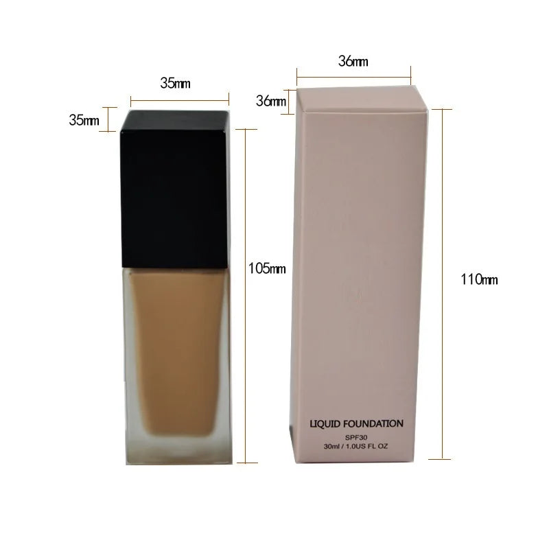 hydrating liquid face makeup foundation for black women waterproof full coverage makeup foundation