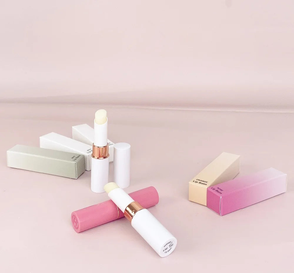 popular 3 fruit flavored rose lip care moisturizing nourishing mint lip balm