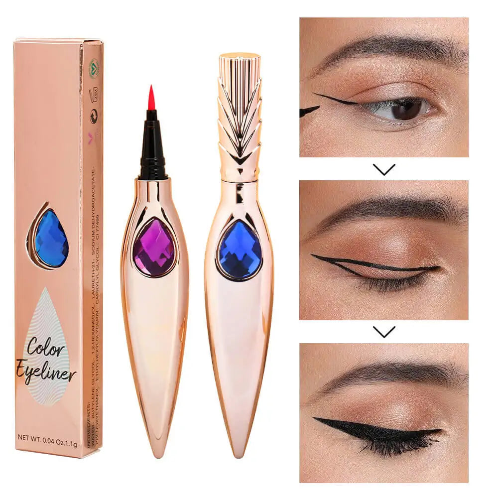 colored eyeliner with quick drying eyeliner natural organic waterproof eye liner pen