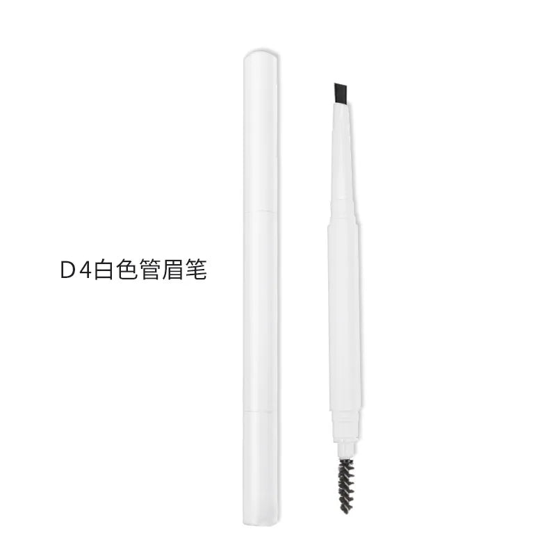 9 colors cruelty free vegan organic waterproof eyebrow pencil with brush