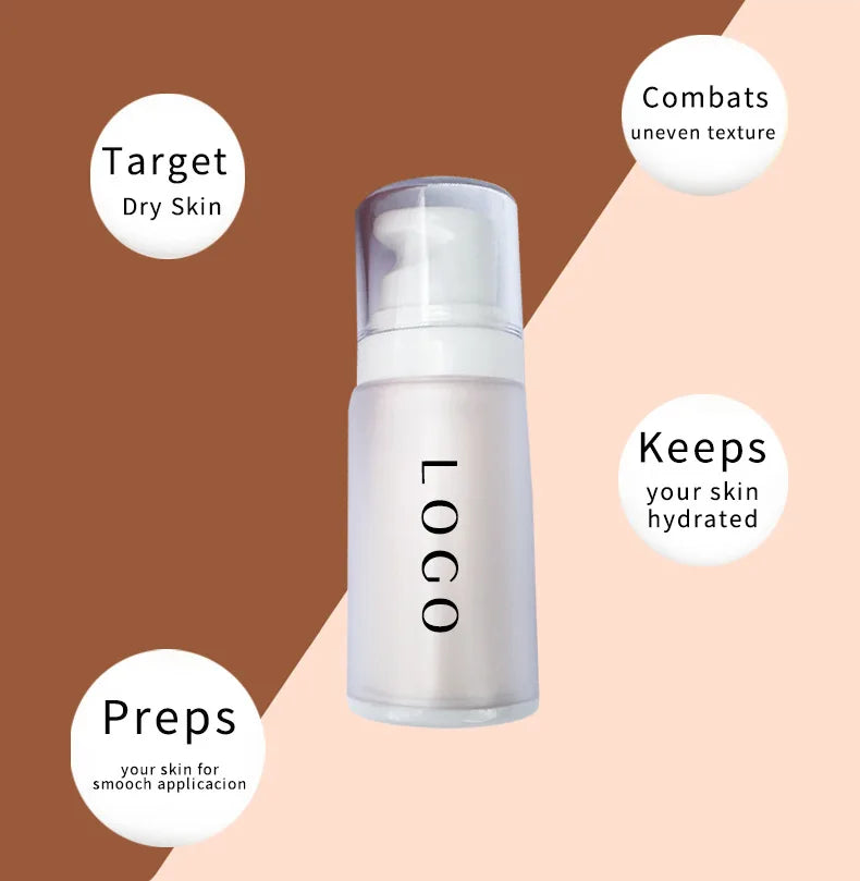 your brand long lasting matte liquid foundation makeup base waterproof face primer with moisturizer makeup