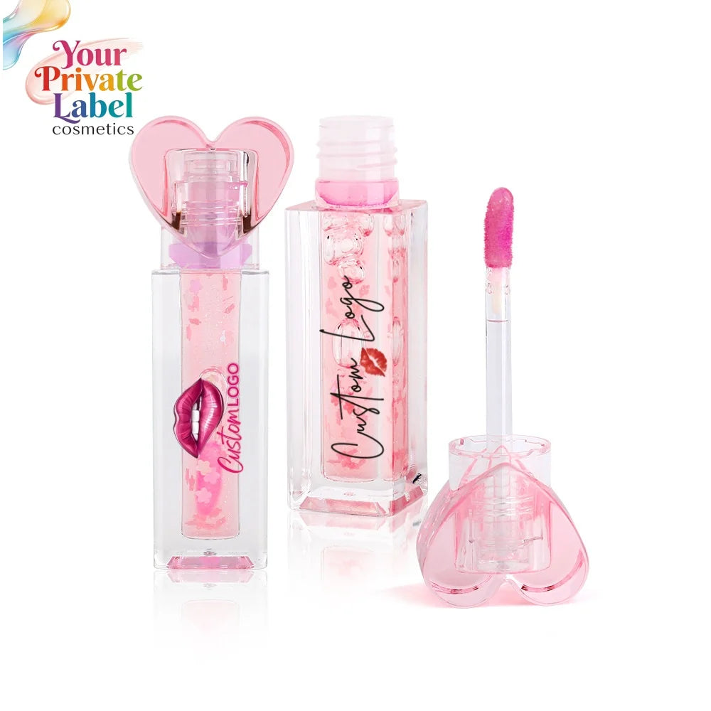 lip makeup 6 colors vanilla flavor cute tube vegan nourishing moisturizing shimmer lip oil